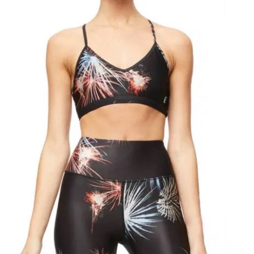 NWT Good American Barely There Bralette Fireworks